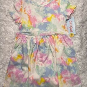 Cat & Jack Pastel Tie-Dye Kids Dress